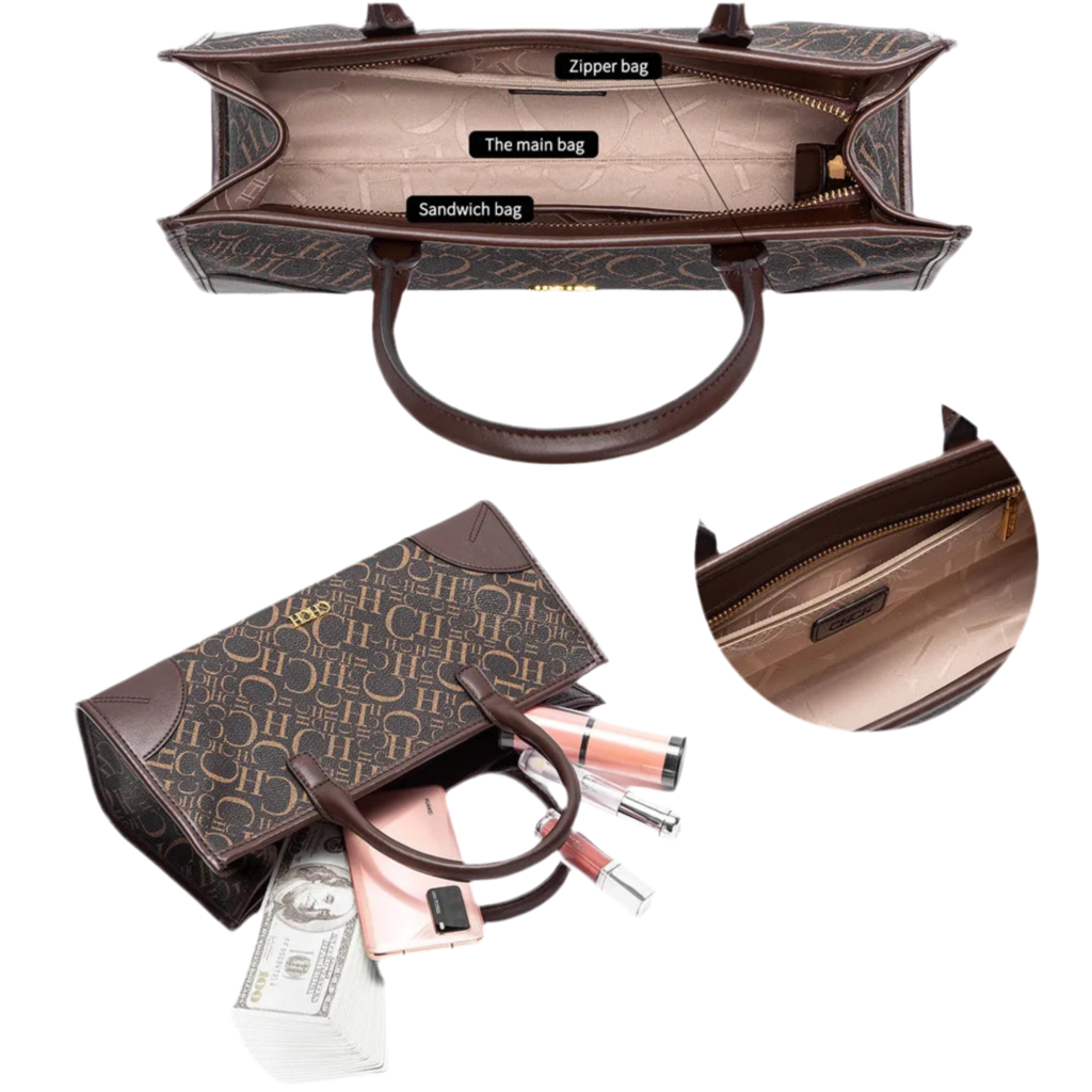 CHCH Spring Wine Red Baguette Handbag