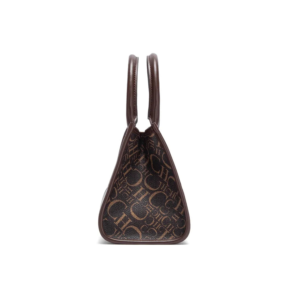 CHCH Spring Wine Red Baguette Handbag