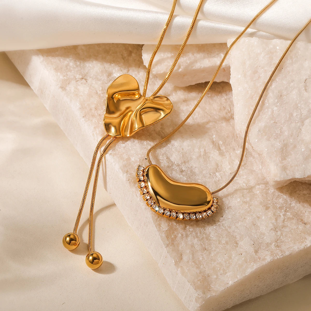 Trendy Stainless Steel Pendant Necklace