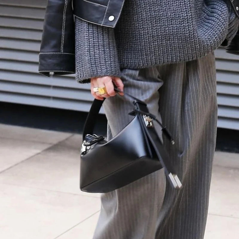 Elegant Women's Shoulder Bag with Sparkling Details