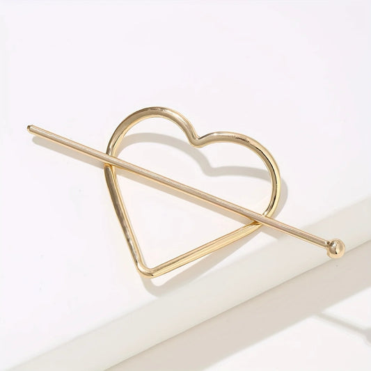 Elegant Metallic Hair Stick – Classic & Stylish Design