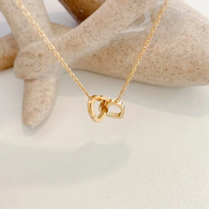 Stainless Steel Heart Shaped Pendant Necklace